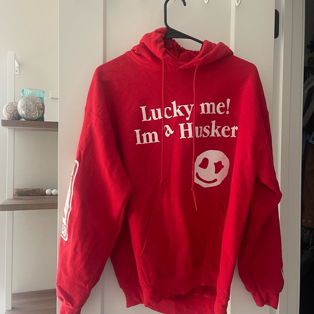 RARE CUSTOMIZED Kids See Ghosts Hoodie NEBRASKA/HUSKERS